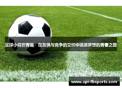 足球小将世青篇：在友情与竞争的交织中追逐梦想的青春之路